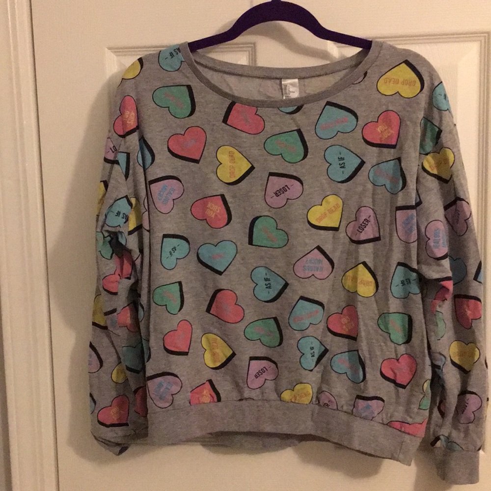 Sassy Conversation Hearts Top